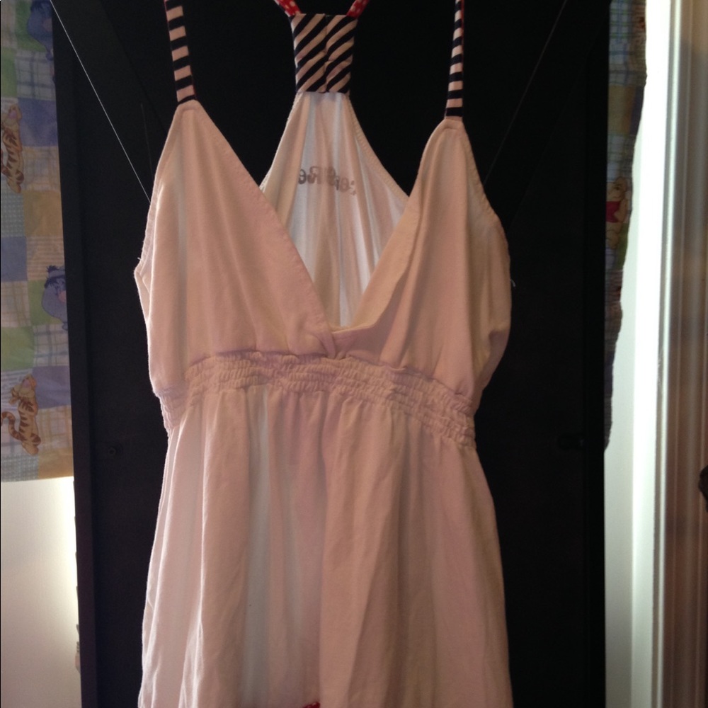 Censured sm nautical vneck halter top